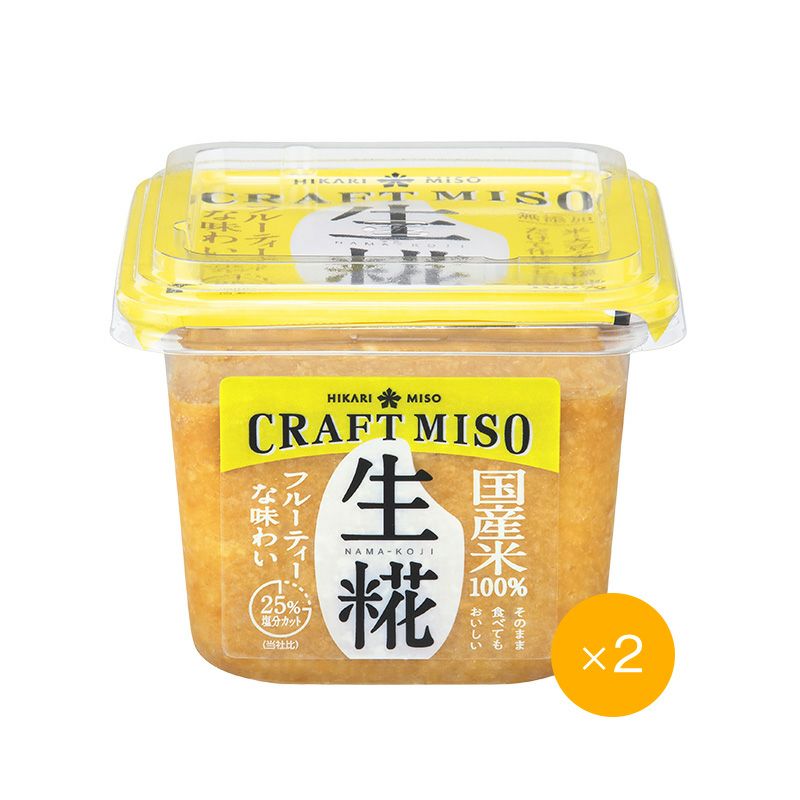 CRAFT MISO（クラフトみそ） 生糀 400g（×2個）